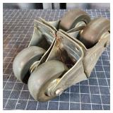 T2 4pc Faultless Casters 4" Fixed position