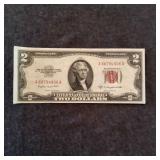 LB red seal Two Dollar 1953 B 1953 $2 Red Seal, Se
