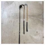 P2 3Pc Wood shafts Vintage golf clubs Mavis mach