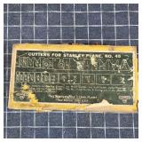 S2 Stanley Cutters for plane No. 45