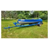 16ft aluminum boat w/ motor