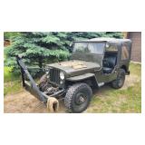 Post-WWII Willys Jeep