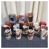 H2 8Pc Budweiser Beer steins