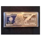 LB silver bar 4 Troy Ounces .999 silver Solid 4 tr