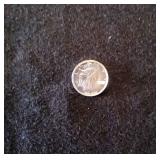 LB Round 1/10 Ounce Liberty .999 silver .999 fine