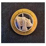 LB Casino token 10 Dollar slots of fun .999 silver