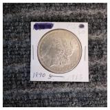 LB Morgan One dollar 1879 P Silver