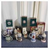 G2 8Pc Anheuser Busch Beer steins