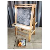MC Chalk Board / White board Easel with chalk