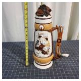 S2 LARGE Beer  Stein Western theme