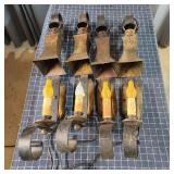 I3 4pc Mid Century Wall Sconses 28"