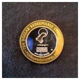 LB Casino token 10 Dollar Traverse Bay .999 silver