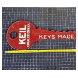 P2 Keys made Sign Cast metal Thick