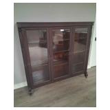 Mahogany Bookcase 3 Door