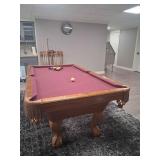 3pc Brunswick Pool Table