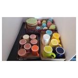 3 boxes coffee Cups / saucers / mugs fiesta
