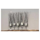 5 Candle wrought iron stand