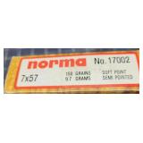 R3 17 rounds Hornady & Norma Rifle Ammunition 7X57