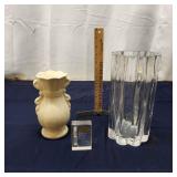 L4 3Pc Crystal vase Ceramic vase Promo timer