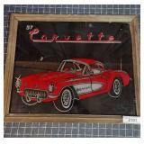T2 57 Painted Corvette Mirror 18x22'