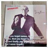 G1 George Burns corrugated sign 46x46'