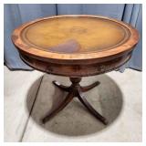 Q2 Mersman Drum table 30w x 26h ' Single Drawer