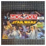 T1 NIB Star Wars Monopoly Saga Edition still wrapp