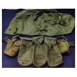 R2 2Pc belt Military ruck sack Canteen holders Pou