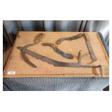 C2 5pc Primative tools on 23x41' board (some loose