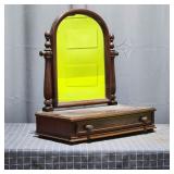 S2 Antique Mirror 10x20x24' Dresser top / makeup