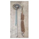 T3 3pc Spear, (2) fishing nets,