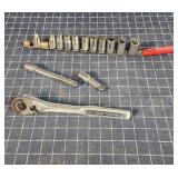 T2 14pc Craftsman, 1/2' Drive ratchet, Metric sock