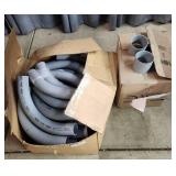 G1 2 boxes Conduit Elbows, Connectors & PVC 2' Abo