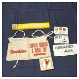 R3 20Pc Pins Car emblems Nail Pouch