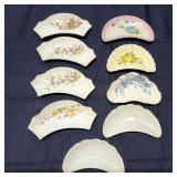 I2 9Pc Porcelain Bone dishes