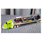 P2 hotwheels Semi with cars