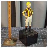 P2 Desktop Lawn Jockey 12" paperweight / bookend