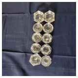 T2 10Pc Glass Salt dishes Various shapes and sizes