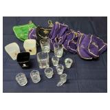 K2 23Pc Rocks glass Shot glasses CR bags