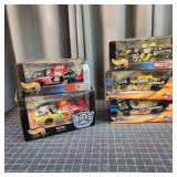 E4 5pc Hotwheels Diecast Nascar 0.06 Kellogs, CAT,