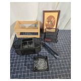 I3 6pc Office organizers, supplies, dec