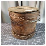 I2 Antique Cheese Box 12x12" Covered with handle