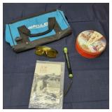 T5 LED light Tool bag Safety glasses