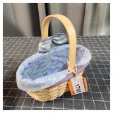 I2 Longaberger Basket 5x8x8" with Handle