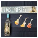 C3 5Pc Street sign Elvis memorabilia Wine bottle F