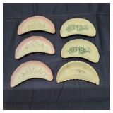 I2 6 Pc Porcelain Bone dishes