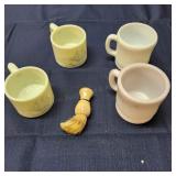 L3 4Pc Vintage Mugs Old spice