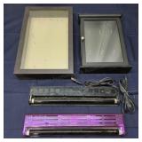 G2 4Pc Black lights Display cabinet