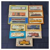 C3 11Pc HO Scale Train cars Tyco Bachman