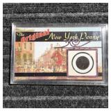 LB Penny New York 1750 Duit coin 1750 New York Dui